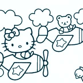 Раскраска Хелло Китти