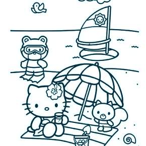 Раскраска Хелло Китти