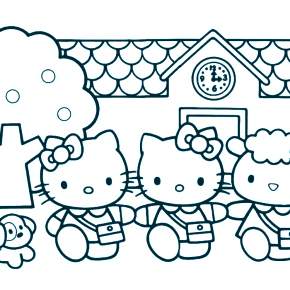 Раскраска Хелло Китти