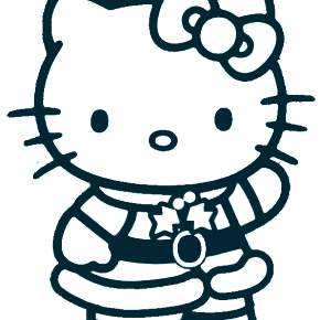 Раскраска Хелло Китти