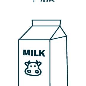 Раскраска Милк
