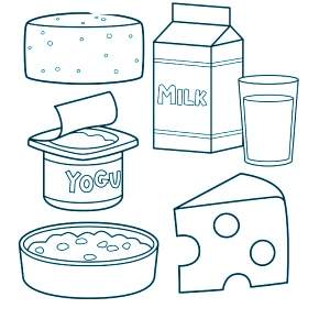 Раскраска Милк