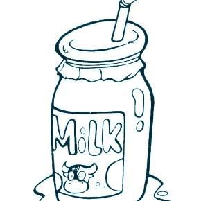 Раскраска Милк