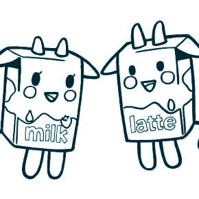 Раскраска Милк