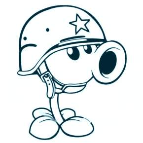 Раскраски Зомби против растений