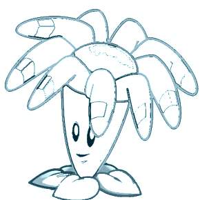 Раскраски Зомби против растений