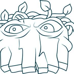 Раскраски Зомби против растений