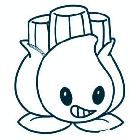 Раскраски Зомби против растений