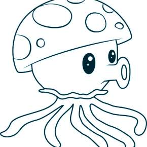 Раскраски Зомби против растений