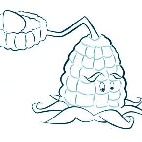 Раскраски Зомби против растений