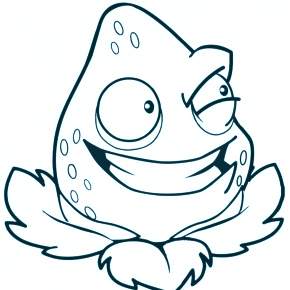 Раскраски Зомби против растений