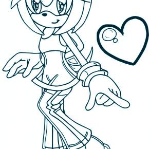 Раскраска Соник