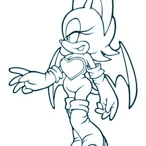 Раскраска Соник