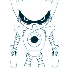 Раскраска Соник