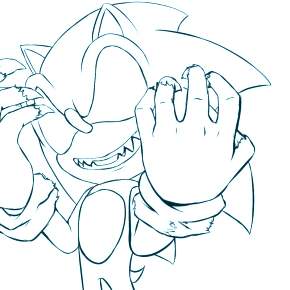 Раскраска Соник