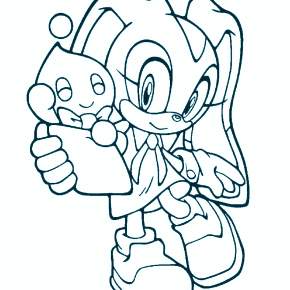 Раскраска Соник