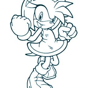 Раскраска Соник