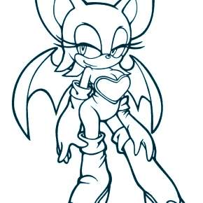 Раскраска Соник