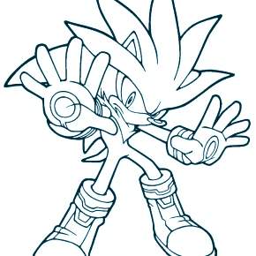 Раскраска Соник