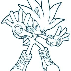 Раскраска Соник