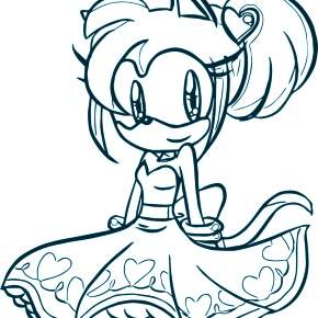 Раскраска Соник