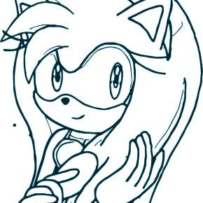 Раскраска Соник