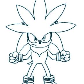 Раскраска Соник