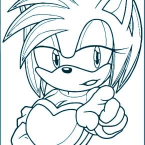 Раскраска Соник