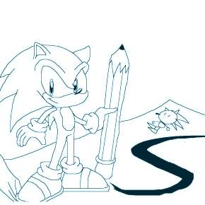 Раскраска Соник