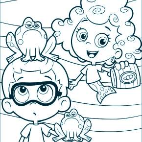 Раскраски Гупи и пузырьки