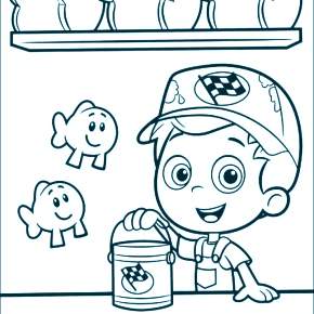 Раскраски Гупи и пузырьки