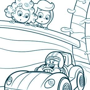 Раскраски Гупи и пузырьки