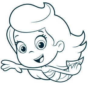 Раскраски Гупи и пузырьки