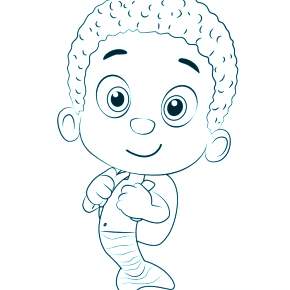 Раскраски Гупи и пузырьки