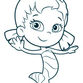 Раскраски Гупи и пузырьки