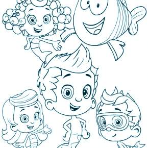 Раскраски Гупи и пузырьки