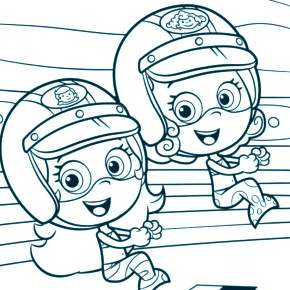 Раскраски Гупи и пузырьки