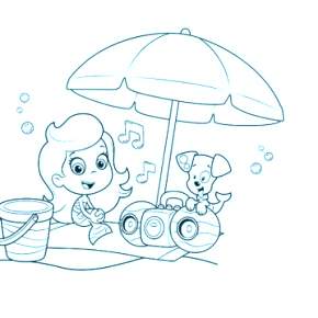 Раскраски Гупи и пузырьки