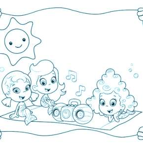 Раскраски Гупи и пузырьки