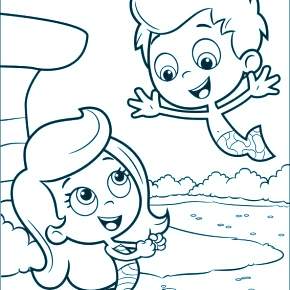 Раскраски Гупи и пузырьки