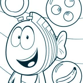 Раскраски Гупи и пузырьки
