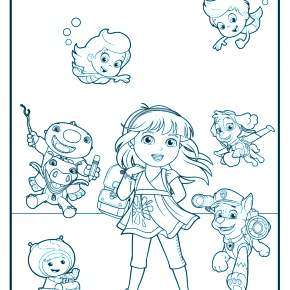 Раскраски Гупи и пузырьки