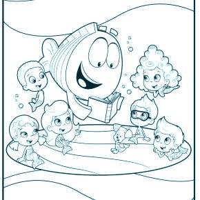 Раскраски Гупи и пузырьки