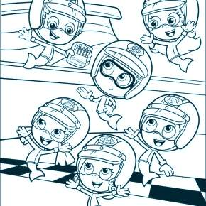 Раскраски Гупи и пузырьки