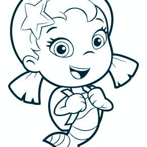 Раскраски Гупи и пузырьки