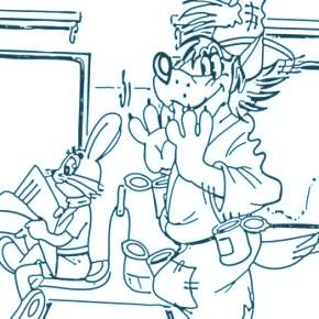 Раскраска Ну погоди