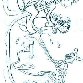 Раскраска Ну погоди