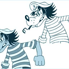 Раскраска Ну погоди