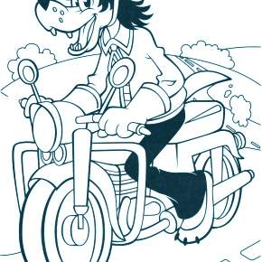 Раскраска Ну погоди