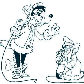 Раскраска Ну погоди